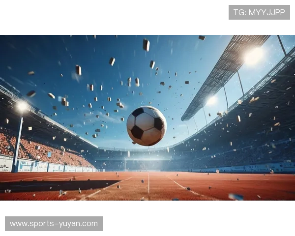 足球起飞球星卡通形象跃动呈现激烈比赛瞬间的热血场景